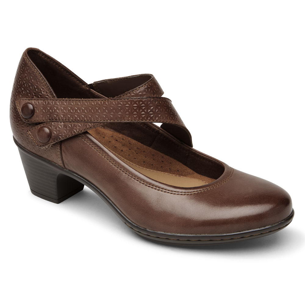 Rockport Wedges Dame Brune - Cobb Hill Kailyn Asymmetrical Mary Jane - IZLB07632